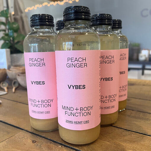 Vybes 6 pack Peach ginger