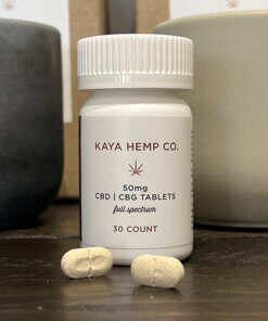 Kaya CBD CBG tablets